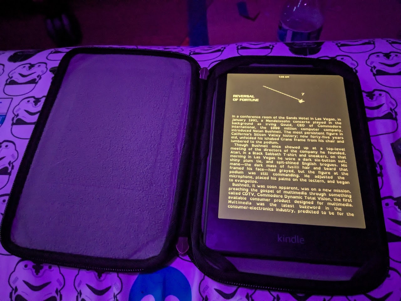 Kindle 11th gen in dark mode